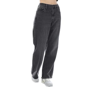 Levis Denim baggy jeans met wijde pijpen voor dames (Zwart)
