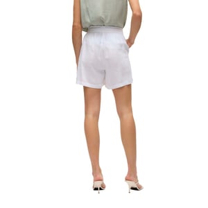 Vero Moda Dames Linn Woven Relaxed Fit Shorts (Sneeuwwit)