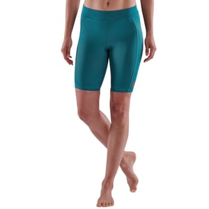 Skins Dames Serie-3 Compressie Shorts (Teal Blauw)