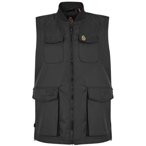 Luke 1977 Heren Tech Logo Gilet (Jet Black)