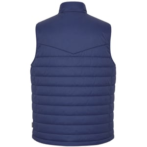 Hummel Heren Gequilt Logo Gilet (Marineblauw)