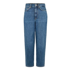 JJXX Dam/kvinnor Relaxed Mom Jeans (Mörkblå)