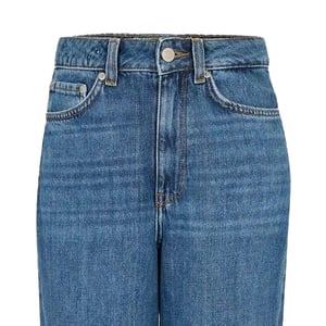 JJXX Dam/kvinnor Relaxed Mom Jeans (Mörkblå)