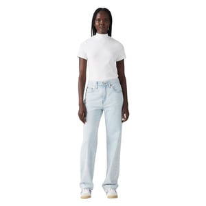 Levis Damesjeans met lage taille en rechte pijpen uit de Pro-collectie (Lichtblauw)