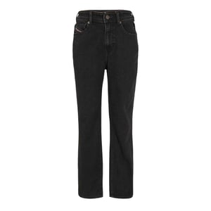 Diesel Jeans med raka ben och 5 fickor för damer/damer (Svart/Grå/Denim)