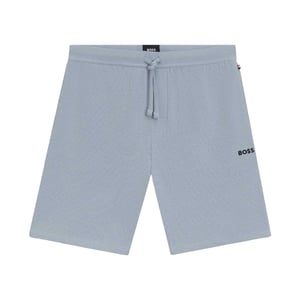 Boss Pyjamasshorts i våfflad bomull för herrar (Blå)