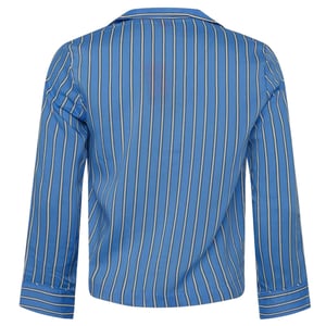 Hugo Pyjamatop met logo voor dames (Blauw)