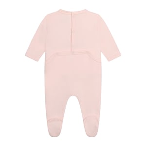 Carrement Beau Slaappakje met ronde hals en lange mouwen met print voor babymeisjes (Abrikoos)
