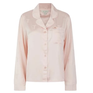 Ted Baker Peggy satijnen lange pyjamaset voor dames (Roze)
