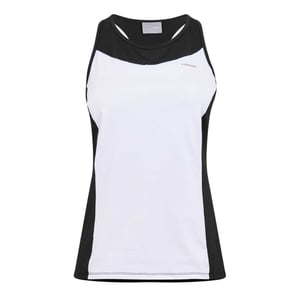 Head Tanktop met kleurblokken voor dames (Wit, Zwart)