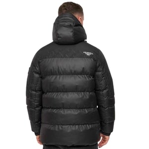 Crosshatch Heren Polyester Gequilt Jacket (Zwart)