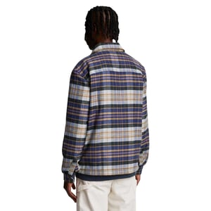 Lyle & Scott Herenoverhemd van flanel met lange mouwen (Marine)