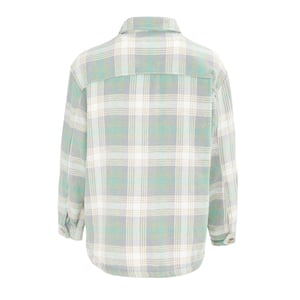 Miso Damrutigt Polyester skjorta (Grön)