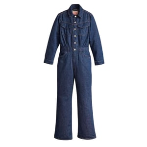 Levis Dames/Dames Denim Jumpsuit (Blauw)