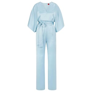 Hugo Boss Dames/Dames Kalaisa-1 Kimono Mouwen Jumpsuit (Lichtblauw)