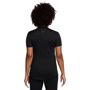 Nike Damernas Logotyp Dri-FIT Gravid T-shirt (Svart)