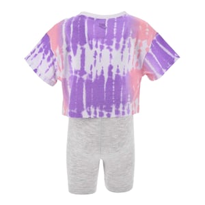 Nike Set met tie-dye T-shirt en korte broek voor kinderen (Grijs)