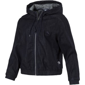 Women's Puma Denim T7 Track Jacket Womens in Black