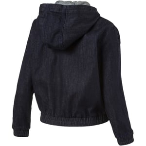 Women's Puma Denim T7 Track Jacket Womens in Black
