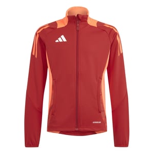 Boys adidas Tiro24 Kids Funnel Neck Raglan Sleeve Athletic Top in Power Red