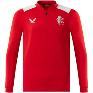 Boys Castore FC quarter Zip Top Juniors in Red