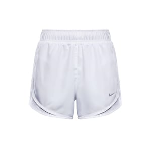 Women's Nike Tempo Dri Fit Mid Rise Brief Lined Running Shorts in White