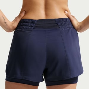 Women's Nike Pro Flex 2 in 1 Shorts in Midnight Navy