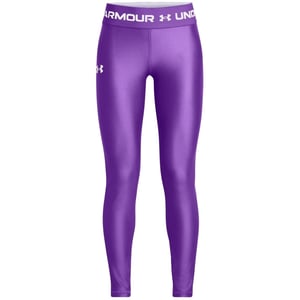 Girls Under Armour Solid Patterned Shapewear Leggings in Purple