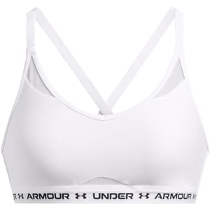 Women's Under Armour Crossback Low Bra in White