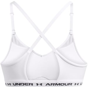 Women's Under Armour Crossback Low Bra in White