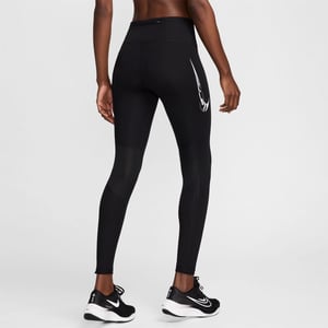 Women's Nike W Nk Df Fast Mr in Black/White