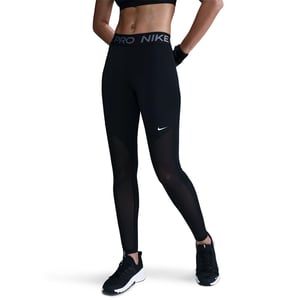 Women's Nike W NP DF MR TIGH in Black/Cool Grey