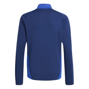 Boys adidas Kids Tiro24 Funnel Neck Raglan Sleeve Warm Top in Navy Blue