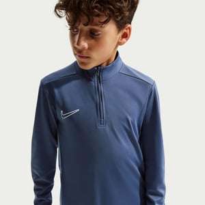 Boys Nike Drill Top Juniors in Diffused Blue