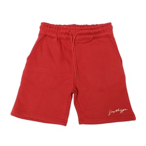 Boys Hype Sweat Shorts with Elasticated Waistband in Rust