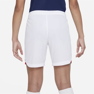 Boys Nike Kids Soccer Curved Hem Shorts in White