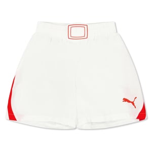 Boys Puma (5) Powercat 1.10 Shorts Juniors in White