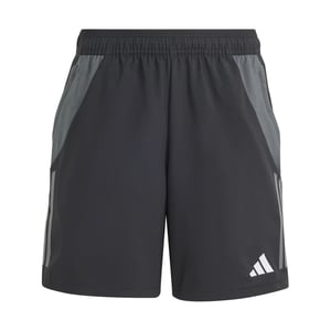 Boys adidas Tiro24 C Dtshoy Football Short Unisex Kids in Black/Dark Grey