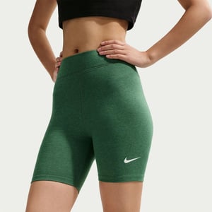 Women's Nike Classic 8 Inch Biker Cycling Shorts in Fir/Sail