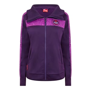 Women's Puma Fabric Track Jacket Womens in Purple