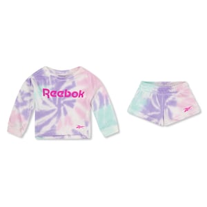Girls Reebok Swirl Shrt st in Orchid Bloom