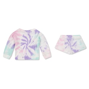 Girls Reebok Swirl Shrt st in Orchid Bloom