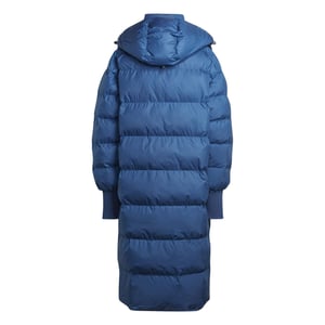 Women's adidas Asmc Long Puffa Performance Training Jacket in Mystery Blue