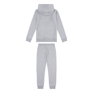 Boys Lyle and Scott Hooded Long Sleeve Tracksuit in Grey Heather