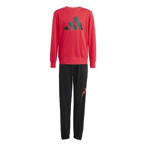 Boys adidas Juniors Essentials Joggers Set in pure ruby