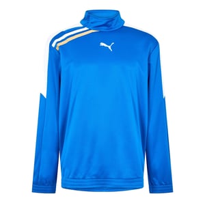 Men's Puma Half Zip Performance Training Jacket in Blue