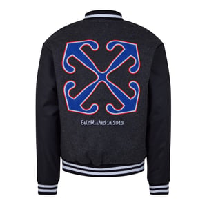 Boys Off White Off Arrow Print Bomber Jacket in Multi 1101