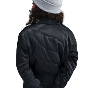 Girls Nike G Nsw Jkt Sty S in Black/White