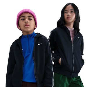 Boys Nike K Nsw Df Club+ in Black/Black/Whi