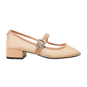 Steve Madden Dames/Dames Champagne Blokhak Rechterschoenen (Naakt)